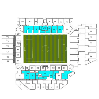 Longside Lower Tier Central Singles