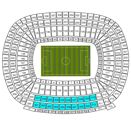 Grandstand Tribuna 2nd Central