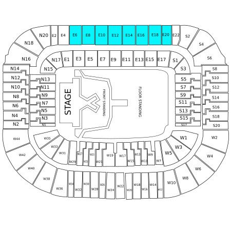 East Upper Tier