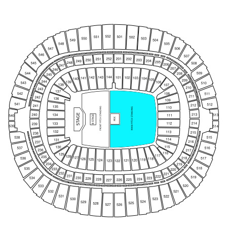 Main Pitch Standing