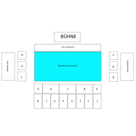 Innenraum Stehplatz