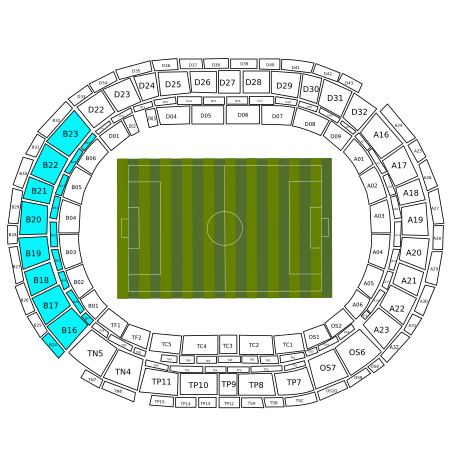 Curva B Superiore